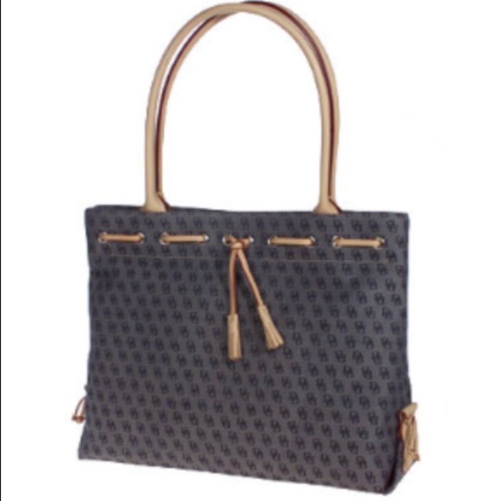New Dooney & Bourke Mini Signature Tassel Tote